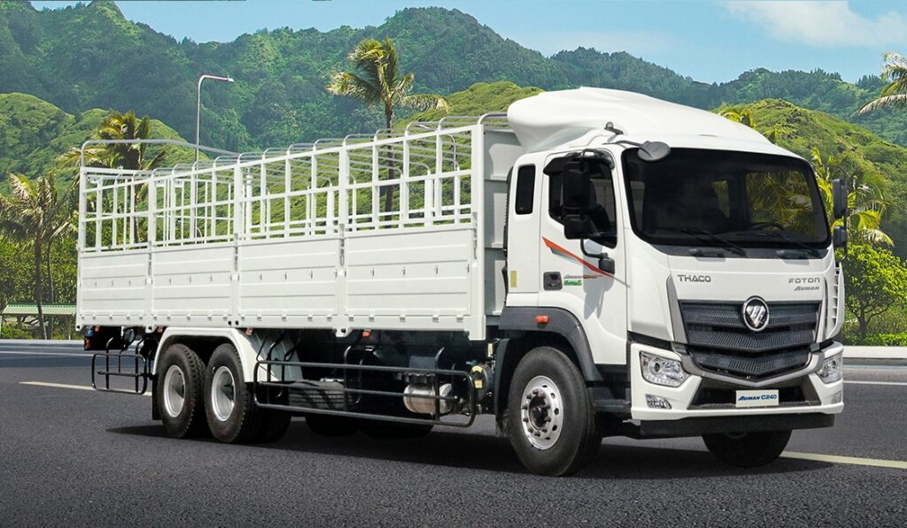 Giới thiệu về xe tải Thaco Auman 3 chân C240