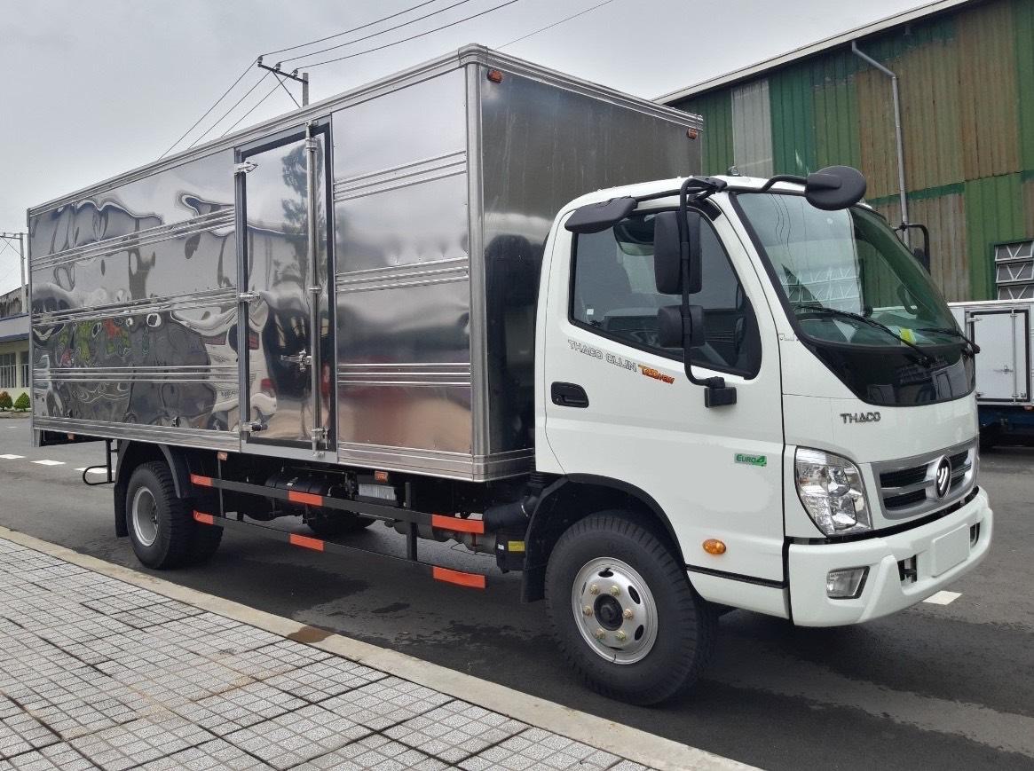 [TPHCM] Xe tải Thaco Ollin 120 tải trọng 7 tấn mui bạt có xe giao ngay