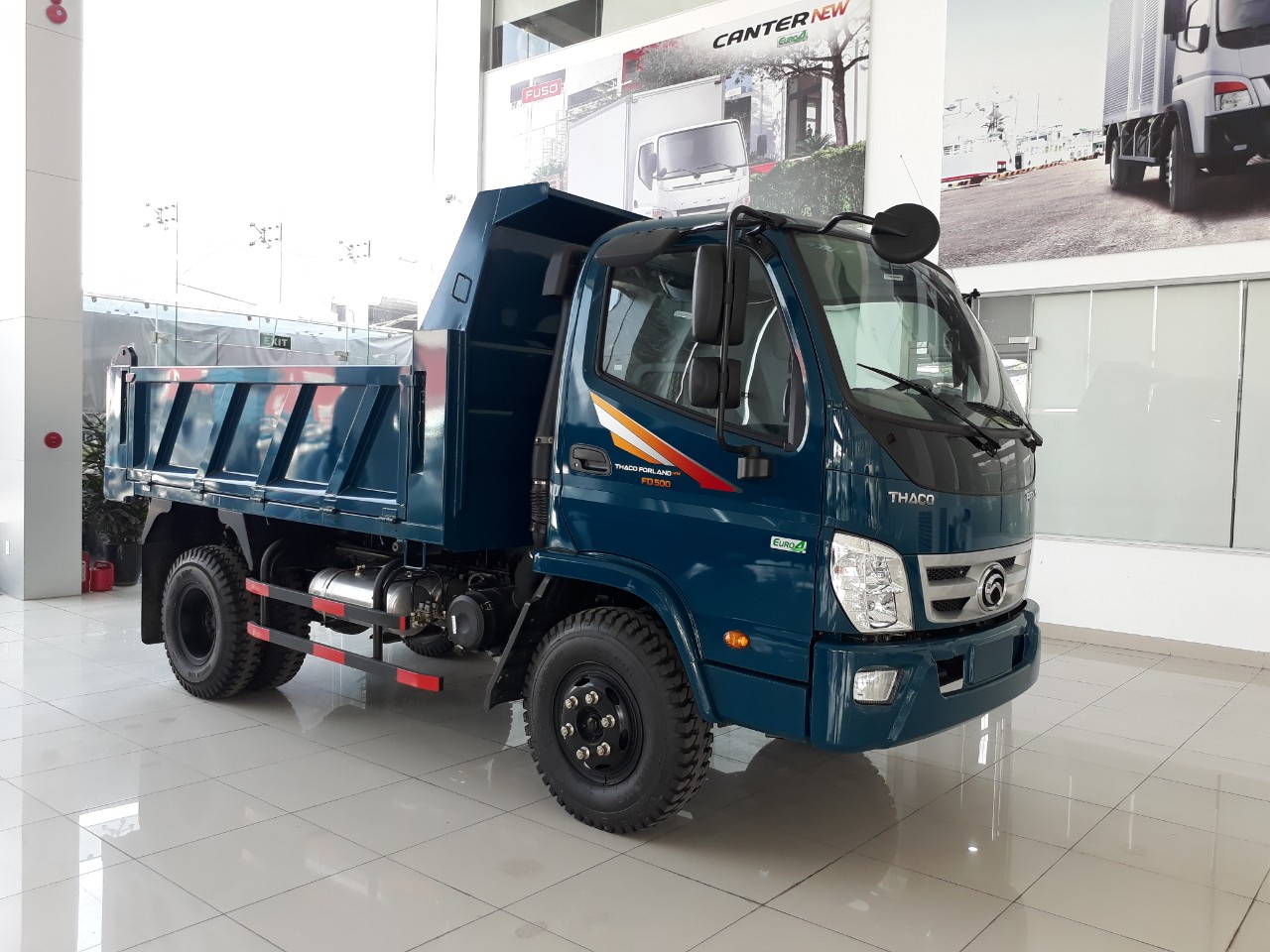 Giới thiệu xe ben Thaco Forland FD990 4 khối tải trọng 4.99 tấn